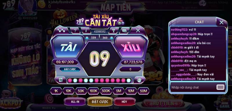 789Club tài xỉu vận hành như thế nào?