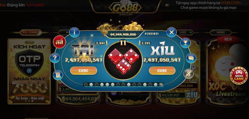 Go88 tài xỉu hoạt động theo cơ chế nào?