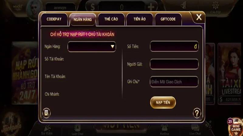 Nhất Vip tài xỉu có rút tiền được không?