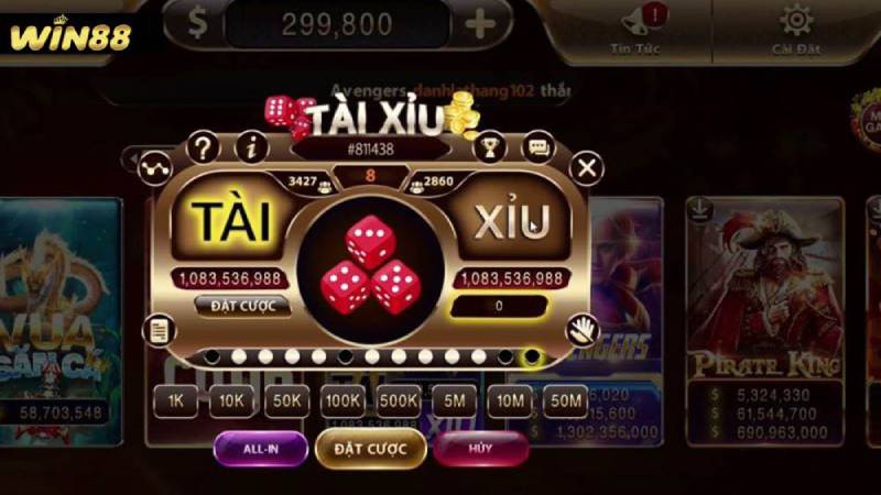 Tài xỉu Win88 hoạt động như thế nào?